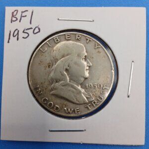 1950 Franklin Half Dollar – 90% Silver